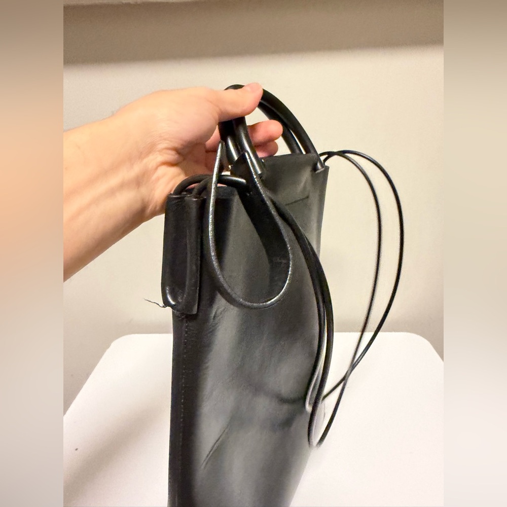 BUILDING BLOCK Business Bag : Black Leather - Picture 8 of 14